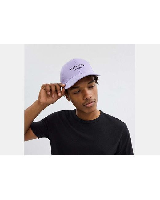 COACH Black Embroidered Baseball Hat