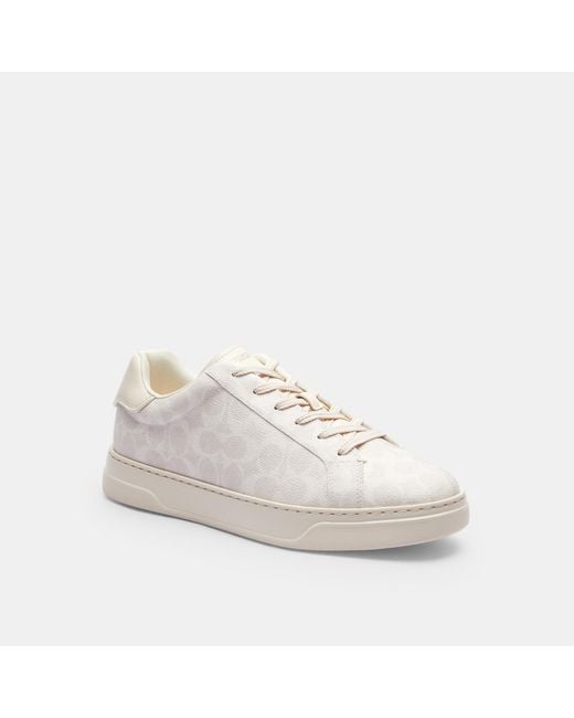 COACH White High Line Sneaker for men