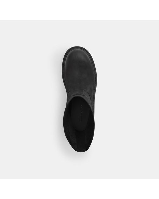 COACH Black Work Boot