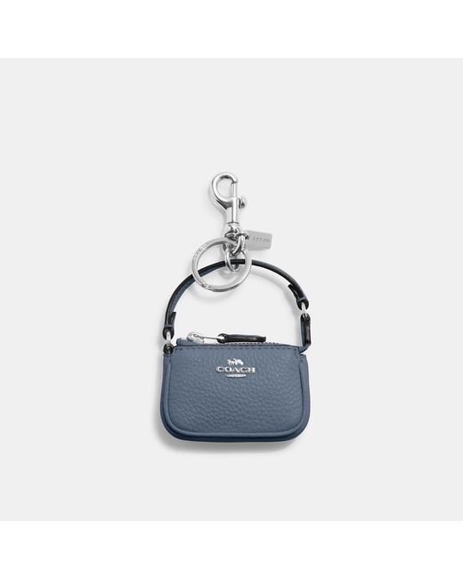 COACH Blue Mini Nolita Bag Charm