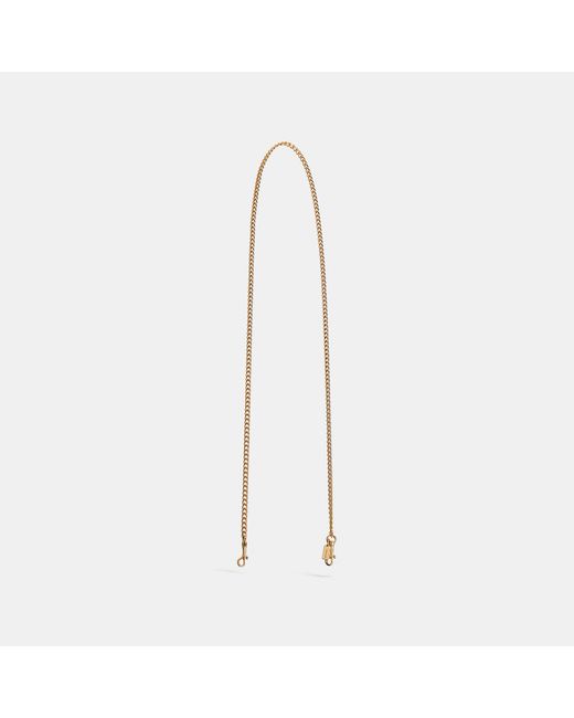 COACH White Chain Strap