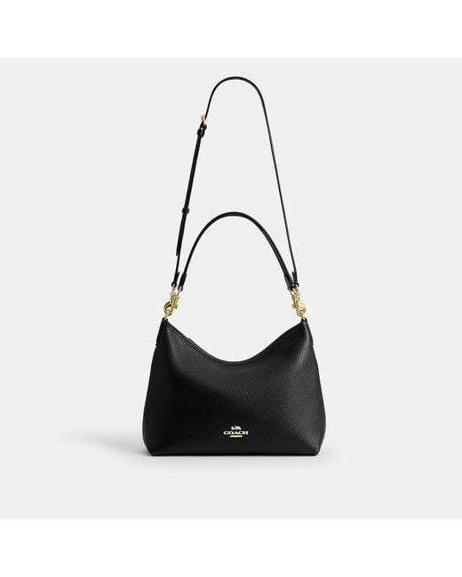 COACH Black Laurel Shoulder Bag