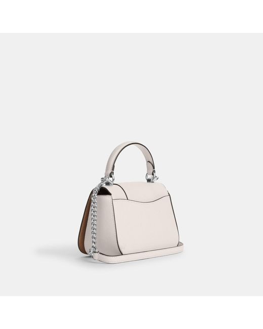COACH Lysa Top Handle in Natural Lyst