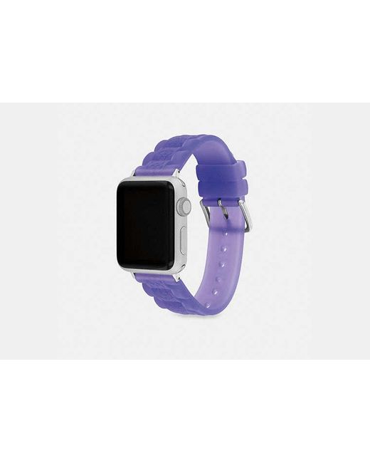COACH Black Jelly Apple Watch® Strap, 38 Mm, 40 Mm And 41 Mm