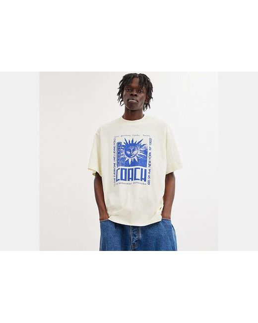 COACH Black The Lil Nas X Drop Sun T-shirt for men