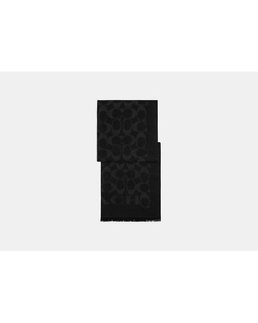 COACH Black Signature Wrap