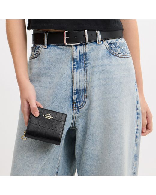 COACH Black Snap Wallet