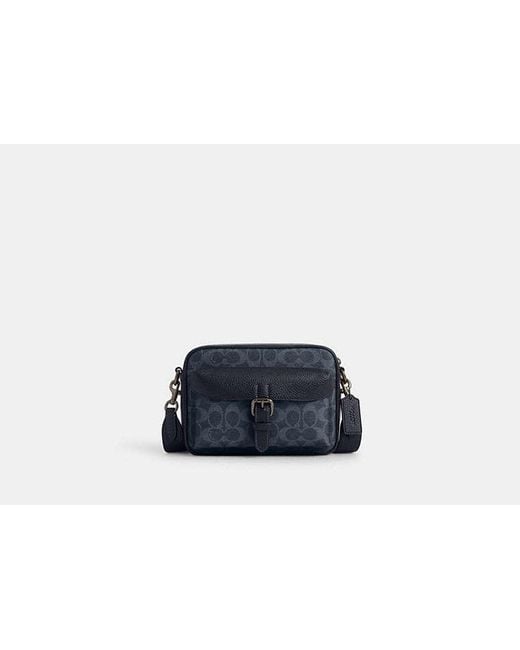 ★coach★Warner Messenger Signature Canvas COACH® Outlet | Warner Crossbody Bag In Signature Canvas