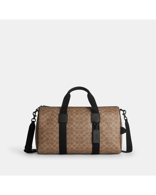 COACH Brown Explorer Duffle Bag 45 for men