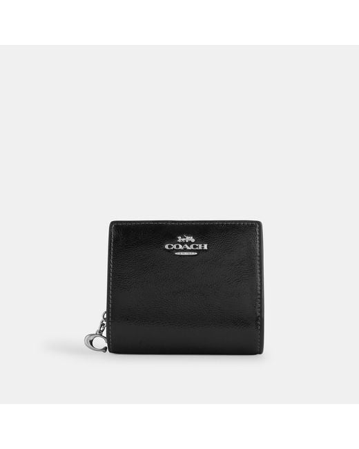 COACH Black Snap Wallet