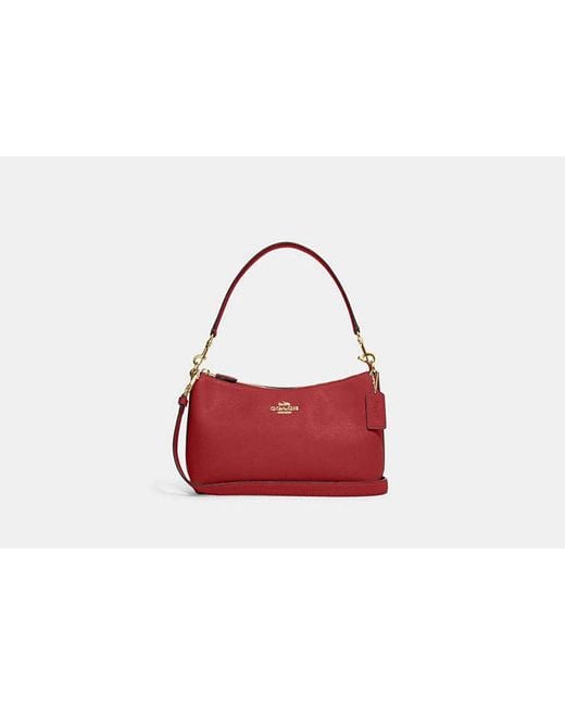 COACH Red Clara Shoulder Bag