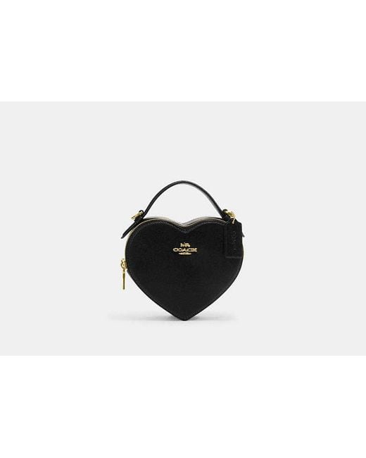 COACH Black Heart Crossbody