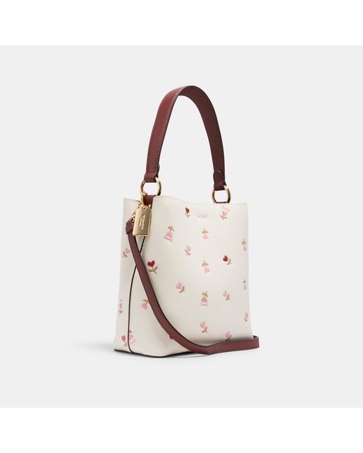 COACH Boxed Mini Crossbody Clutch with Floral Bloom - Macy's