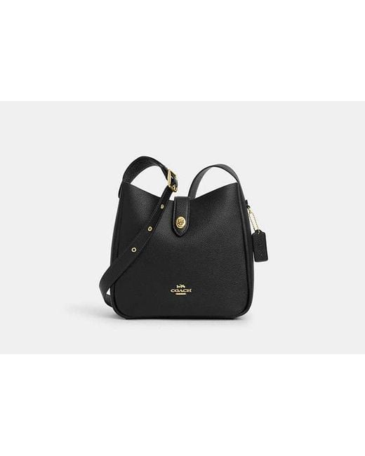 Borsa A Tracolla Convertibile Hadley di COACH in Black