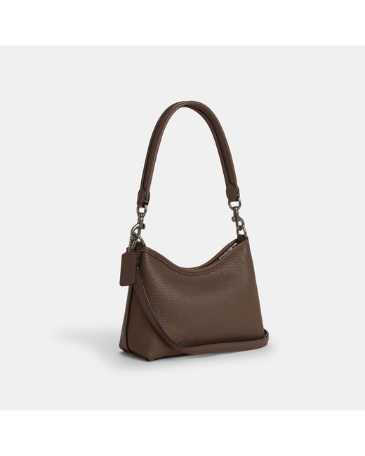 COACH Brown Laurel Small Shoulder Bag