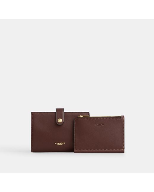 COACH Brown 2- Wallets -In- Wallets -1 Wallet