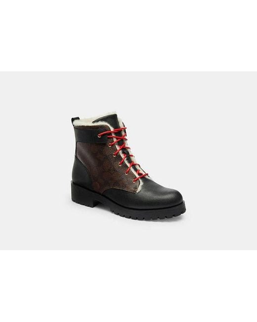 COACH Black Lorraine Bootie