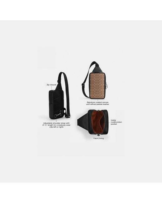 COACH Multicolor Sullivan Pack for men