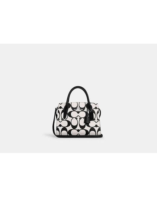 COACH Large Andrea Carryall In Signature Canvas in Black Lyst