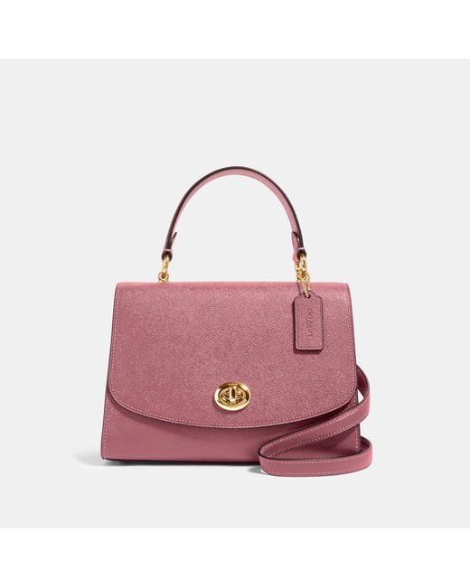 COACH Pink Tilly Top Handle Bag Satchel