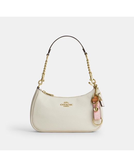 COACH Metallic Trigger Snap Bag Charm