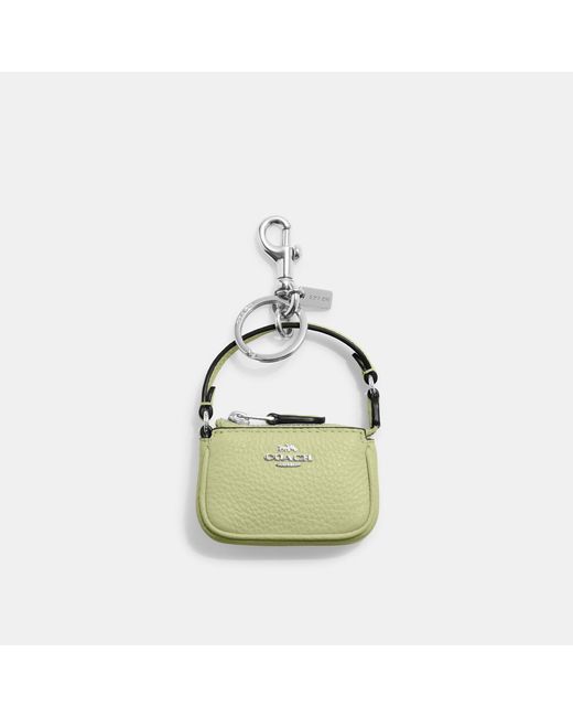 COACH Metallic Mini Nolita Bag Charm