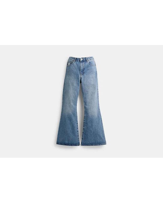 COACH Blue Denim Boot Cut Jeans