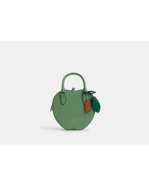 COACH Apple Crossbody in Green Lyst