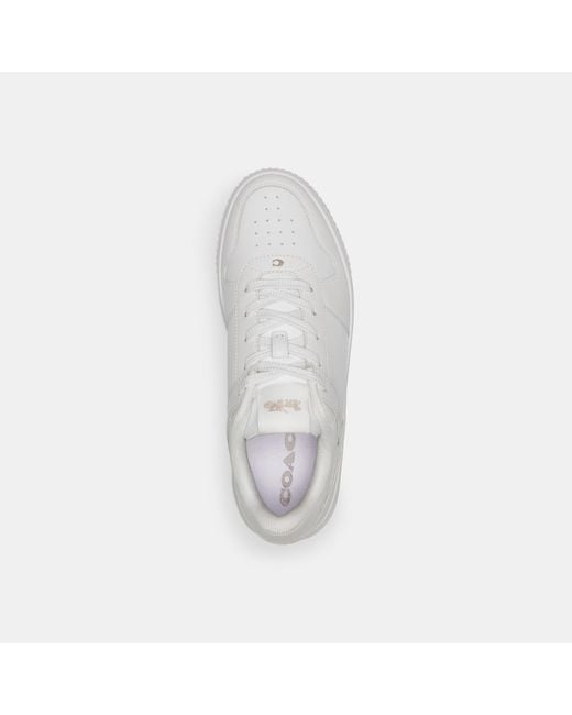 COACH White Platform Sneaker