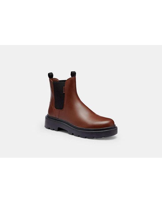 Coach Men\'s Boots in Tan and Black COACH Men main image 4