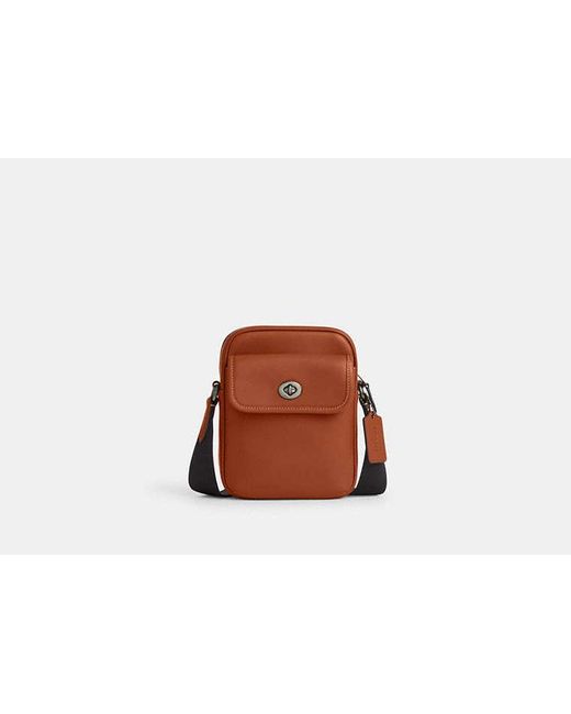 COACH Black Turnlock Crossbody Bag for men
