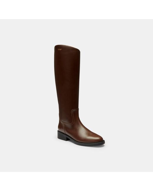 COACH Brown Park Tall Boot