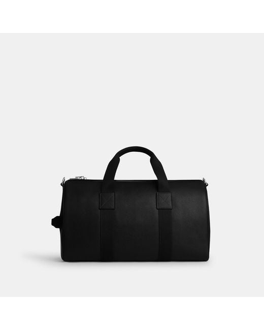 COACH Black Explorer Duffle Bag 45 for men