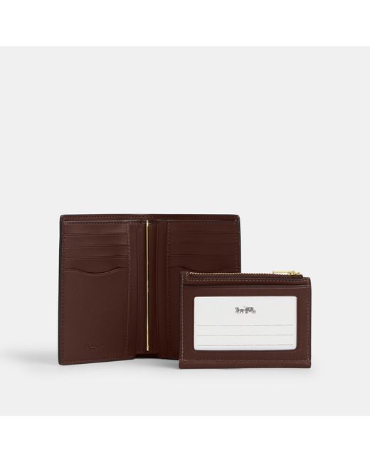 COACH Brown 2- Wallets -In- Wallets -1 Wallet