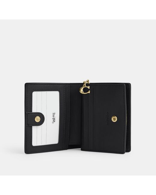 COACH Black Snap Wallet