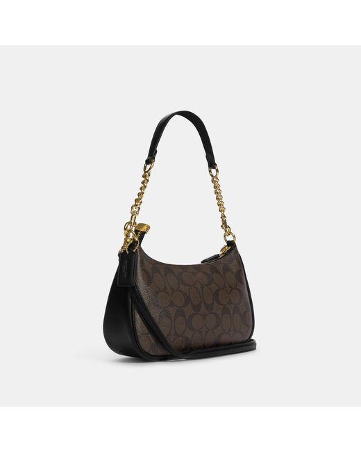 Coach Outlet Teri Shoulder Bag in Black | Lyst