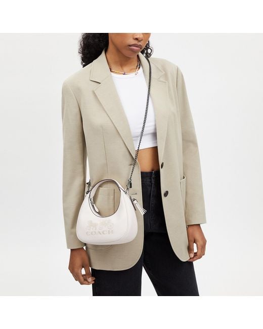 COACH White Chain Strap