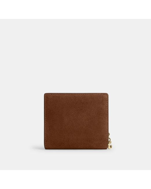 COACH Brown Snap Wallet