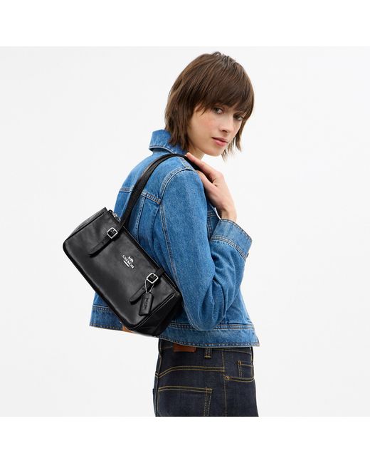 COACH Black Asher Shoulder Bag
