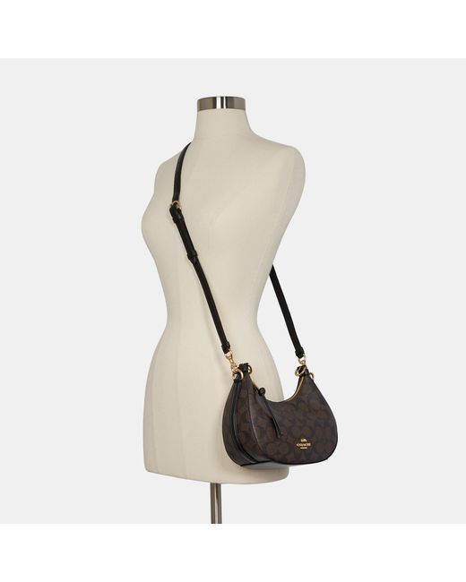 COACH Kleo Hobo In Signature Canvas in Black Lyst