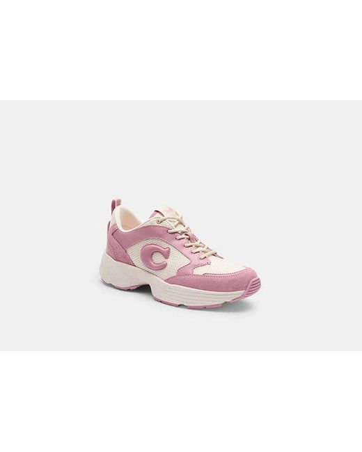 COACH Pink Strider Sneaker
