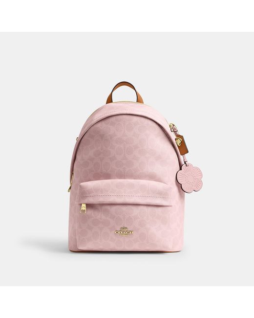 COACH Pink Taylor Small Backpack