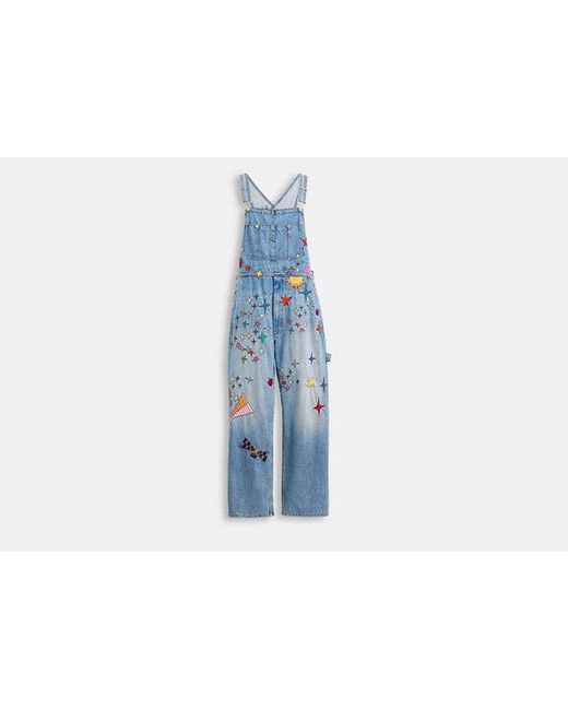 COACH Blue Coach X Observed By Us Overalls for men