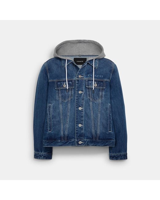 COACH Blue Denim Jacket for men