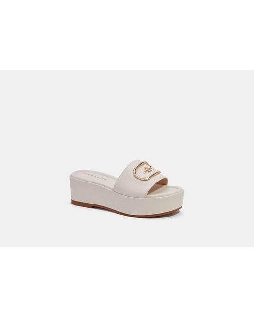 COACH Black Eloise Sandal