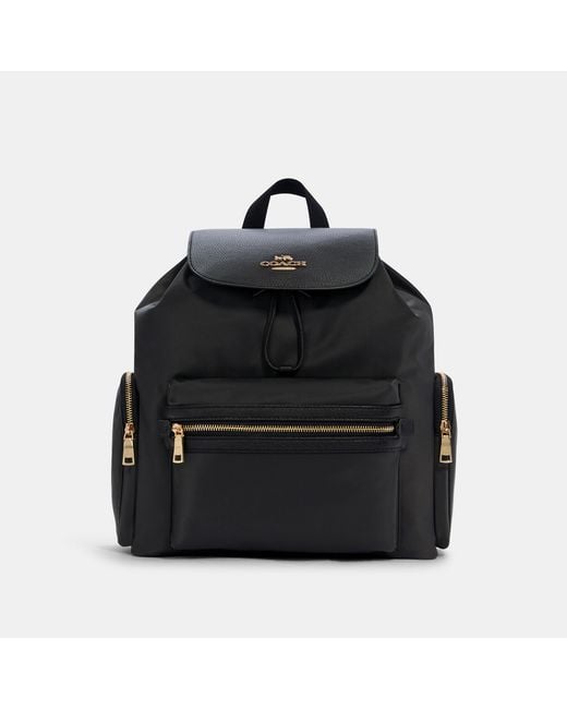 COACH Black Backpack
