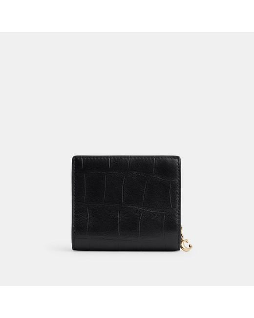 COACH Black Snap Wallet