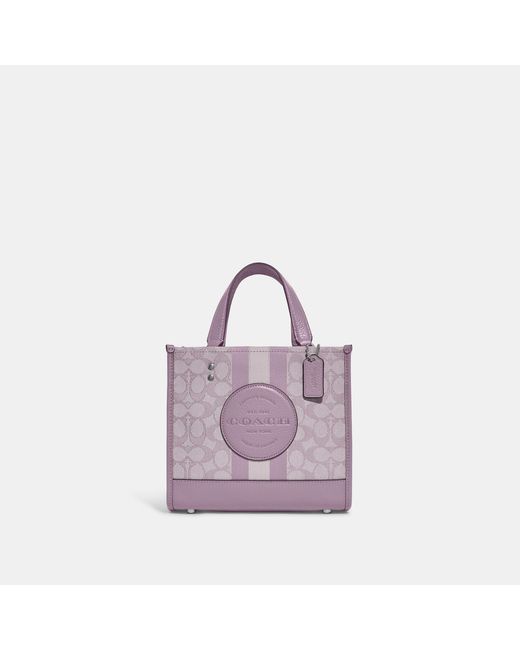 Coach Outlet Purple Dempsey Tote 22