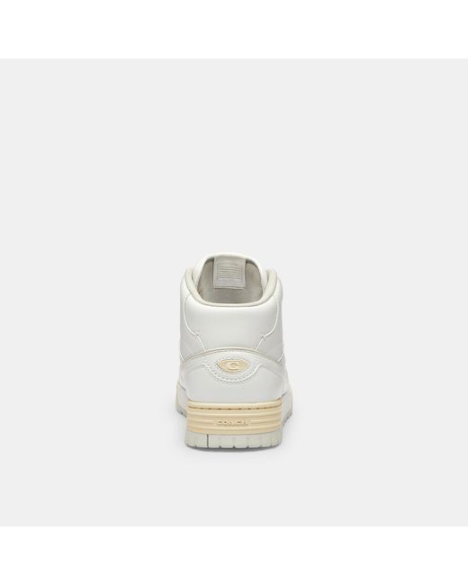 COACH White Soho Mid Top Sneaker for men