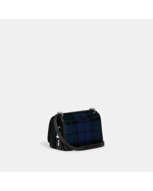 Coach Outlet Bandit Crossbody With Plaid Print in Blue | Lyst
